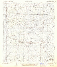 Kisatchie Louisiana Historical topographic map, 1:62500 scale, 15 X 15 Minute, Year 1942