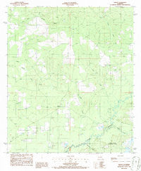 Knight Louisiana Historical topographic map, 1:24000 scale, 7.5 X 7.5 Minute, Year 1986