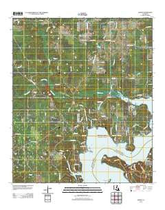 Koran Louisiana Historical topographic map, 1:24000 scale, 7.5 X 7.5 Minute, Year 2012