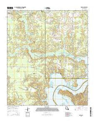 Koran Louisiana Current topographic map, 1:24000 scale, 7.5 X 7.5 Minute, Year 2015