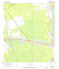 Krotz Springs Louisiana Historical topographic map, 1:24000 scale, 7.5 X 7.5 Minute, Year 1968