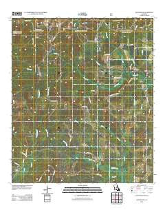 Kurthwood Louisiana Historical topographic map, 1:24000 scale, 7.5 X 7.5 Minute, Year 2012