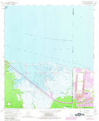 La Branche Louisiana Historical topographic map, 1:24000 scale, 7.5 X 7.5 Minute, Year 1967