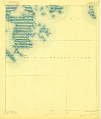 La Fortuna Louisiana Historical topographic map, 1:62500 scale, 15 X 15 Minute, Year 1893