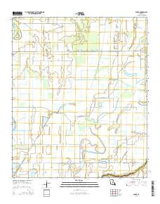 Laark Louisiana Current topographic map, 1:24000 scale, 7.5 X 7.5 Minute, Year 2015