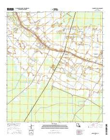 Labadieville Louisiana Current topographic map, 1:24000 scale, 7.5 X 7.5 Minute, Year 2015