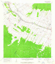 Labadieville Louisiana Historical topographic map, 1:24000 scale, 7.5 X 7.5 Minute, Year 1962