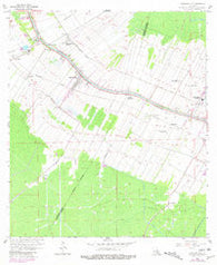 Labadieville Louisiana Historical topographic map, 1:24000 scale, 7.5 X 7.5 Minute, Year 1962