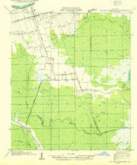 Lac Des Allemands NW Louisiana Historical topographic map, 1:31680 scale, 7.5 X 7.5 Minute, Year 1932
