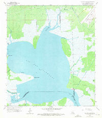 Lac Des Allemands Louisiana Historical topographic map, 1:24000 scale, 7.5 X 7.5 Minute, Year 1962
