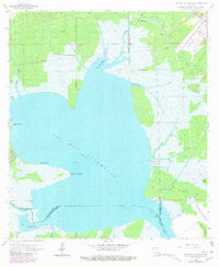 Lac Des Allemands Louisiana Historical topographic map, 1:24000 scale, 7.5 X 7.5 Minute, Year 1962