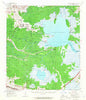 Lac Des Allemands Louisiana Historical topographic map, 1:62500 scale, 15 X 15 Minute, Year 1962