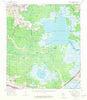 Lac Des Allemands Louisiana Historical topographic map, 1:62500 scale, 15 X 15 Minute, Year 1962
