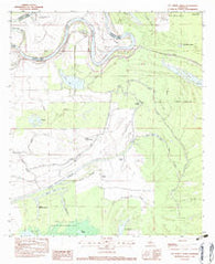 Lac Sainte Agnes Louisiana Historical topographic map, 1:24000 scale, 7.5 X 7.5 Minute, Year 1982