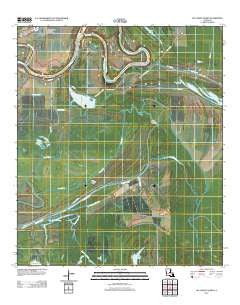 Lac Sainte Agnes Louisiana Historical topographic map, 1:24000 scale, 7.5 X 7.5 Minute, Year 2012
