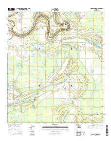 Lac Sainte Agnes Louisiana Current topographic map, 1:24000 scale, 7.5 X 7.5 Minute, Year 2015