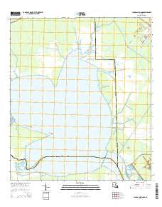 Lac des Allemands Louisiana Current topographic map, 1:24000 scale, 7.5 X 7.5 Minute, Year 2015