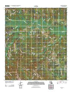 Lacamp Louisiana Historical topographic map, 1:24000 scale, 7.5 X 7.5 Minute, Year 2012