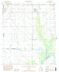 Lacassine Louisiana Historical topographic map, 1:24000 scale, 7.5 X 7.5 Minute, Year 1985