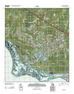 Lacombe Louisiana Historical topographic map, 1:24000 scale, 7.5 X 7.5 Minute, Year 2012