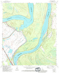 Lacour Louisiana Historical topographic map, 1:24000 scale, 7.5 X 7.5 Minute, Year 1965