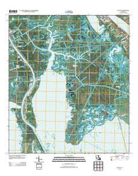 Lafitte Louisiana Historical topographic map, 1:24000 scale, 7.5 X 7.5 Minute, Year 2012