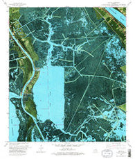 Lafitte Louisiana Historical topographic map, 1:24000 scale, 7.5 X 7.5 Minute, Year 1973