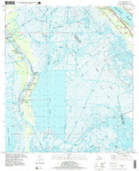 Lafitte Louisiana Historical topographic map, 1:24000 scale, 7.5 X 7.5 Minute, Year 1995