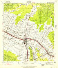 Lafourche Louisiana Historical topographic map, 1:24000 scale, 7.5 X 7.5 Minute, Year 1938