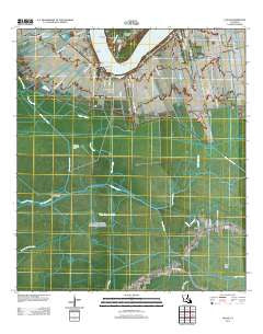 Lagan Louisiana Historical topographic map, 1:24000 scale, 7.5 X 7.5 Minute, Year 2012