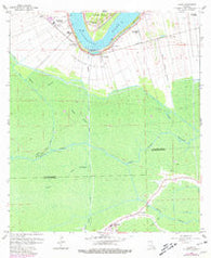 Lagan Louisiana Historical topographic map, 1:24000 scale, 7.5 X 7.5 Minute, Year 1962