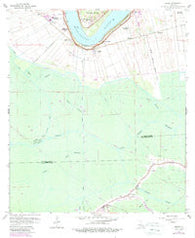 Lagan Louisiana Historical topographic map, 1:24000 scale, 7.5 X 7.5 Minute, Year 1962