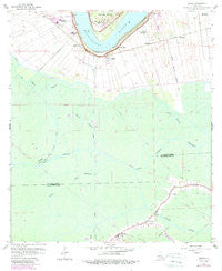 Lagan Louisiana Historical topographic map, 1:24000 scale, 7.5 X 7.5 Minute, Year 1962