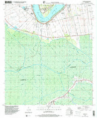 Lagan Louisiana Historical topographic map, 1:24000 scale, 7.5 X 7.5 Minute, Year 1998