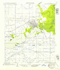 Lake Arthur Louisiana Historical topographic map, 1:31680 scale, 7.5 X 7.5 Minute, Year 1954