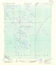 Lake Athanasio Louisiana Historical topographic map, 1:31680 scale, 7.5 X 7.5 Minute, Year 1935