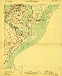 Lake Bruen Louisiana Historical topographic map, 1:24000 scale, 7.5 X 7.5 Minute, Year 1909