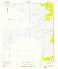 Lake Cataouatche East Louisiana Historical topographic map, 1:24000 scale, 7.5 X 7.5 Minute, Year 1952