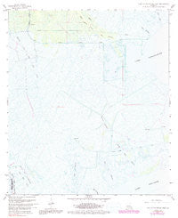 Lake Cataouatche West Louisiana Historical topographic map, 1:24000 scale, 7.5 X 7.5 Minute, Year 1967
