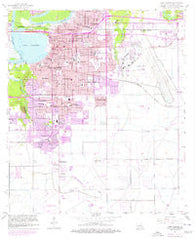 Lake Charles Louisiana Historical topographic map, 1:24000 scale, 7.5 X 7.5 Minute, Year 1955