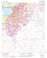 Lake Charles Louisiana Historical topographic map, 1:24000 scale, 7.5 X 7.5 Minute, Year 1955