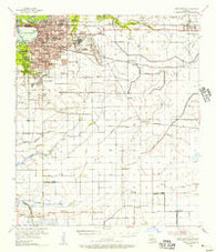 Lake Charles Louisiana Historical topographic map, 1:62500 scale, 15 X 15 Minute, Year 1955