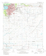 Lake Charles Louisiana Historical topographic map, 1:62500 scale, 15 X 15 Minute, Year 1955