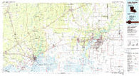 Lake Charles Louisiana Historical topographic map, 1:100000 scale, 30 X 60 Minute, Year 1986