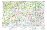 Lake Charles Louisiana Historical topographic map, 1:250000 scale, 1 X 2 Degree, Year 1954