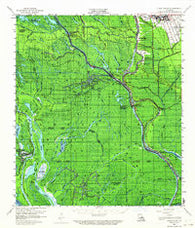 Lake Chicot Louisiana Historical topographic map, 1:62500 scale, 15 X 15 Minute, Year 1959