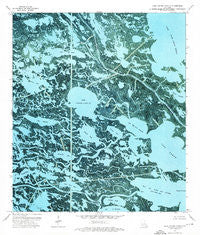 Lake Cuatro Caballo Louisiana Historical topographic map, 1:24000 scale, 7.5 X 7.5 Minute, Year 1973