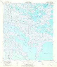 Lake Eloi Louisiana Historical topographic map, 1:24000 scale, 7.5 X 7.5 Minute, Year 1955