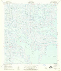 Lake Eloi Louisiana Historical topographic map, 1:24000 scale, 7.5 X 7.5 Minute, Year 1955