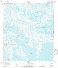 Lake Eloi Louisiana Historical topographic map, 1:24000 scale, 7.5 X 7.5 Minute, Year 1955